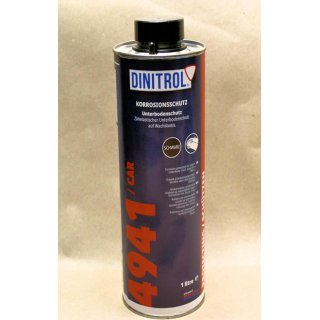 Dinitrol  4941 / Unterbodenschutz Wachs schwarz 1 Liter  Dose  Tuff-Kot Dinol